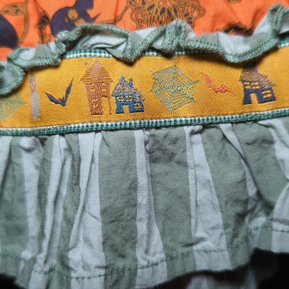 Matilda Jane Choose Your Own Path Halloween Trick Or Treat Knot Top Girls Size 2 - Picture 5 of 6